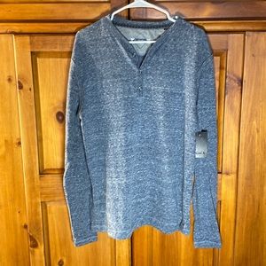 NWT Burnside Men’s Blue Long Sleeve Shirt